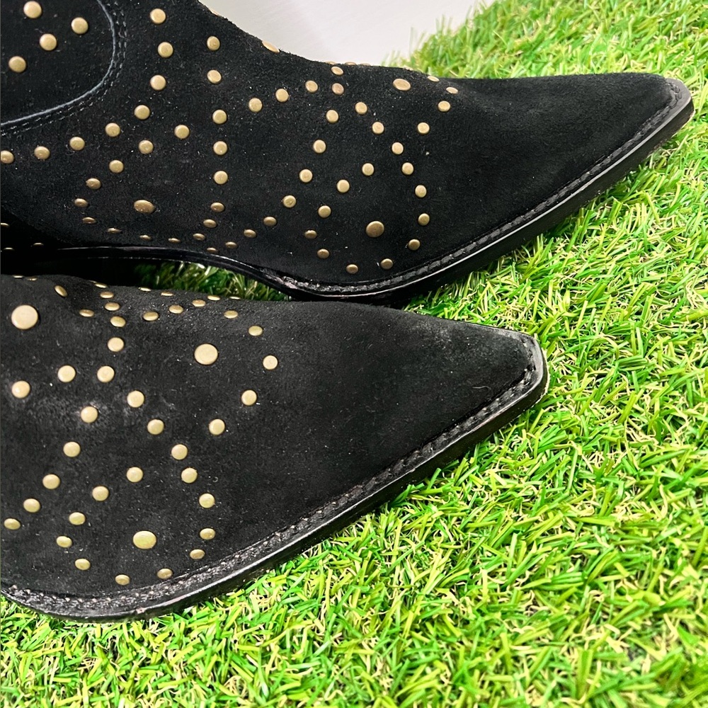 Kathy Van Zeeland Black suede boots - Picture 6 of 7